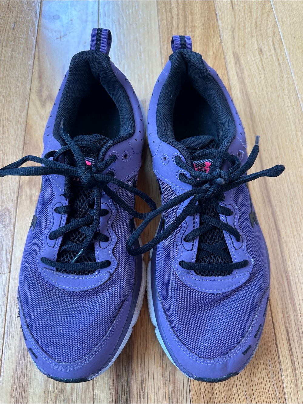 Under Armour Women's Purple Athletic Sneakers with Black Accents